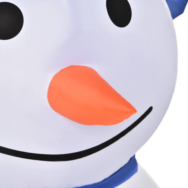 Homcom 1.8m Christmas Inflatable Snowman Outdoor Blow Up Decoration for Garden Lawn