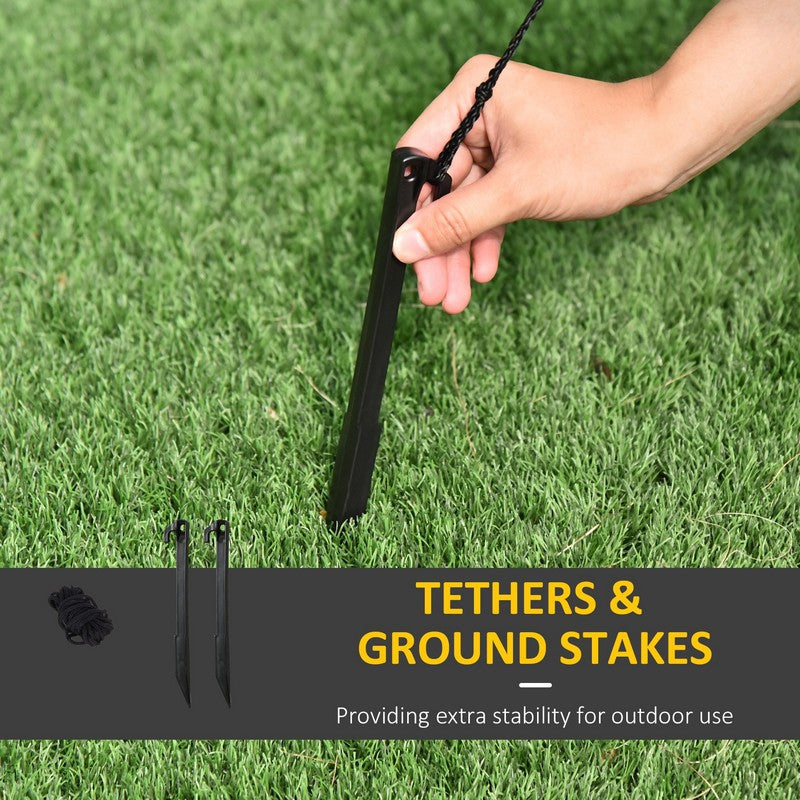 Homcom 1.8m Christmas Inflatable Snowman Outdoor Blow Up Decoration for Garden Lawn